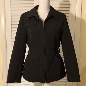 Black quilted women’s jacket by Gallery 
Size S